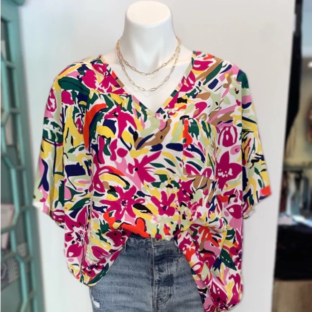 In Pursuit of Happiness Top - Magenta